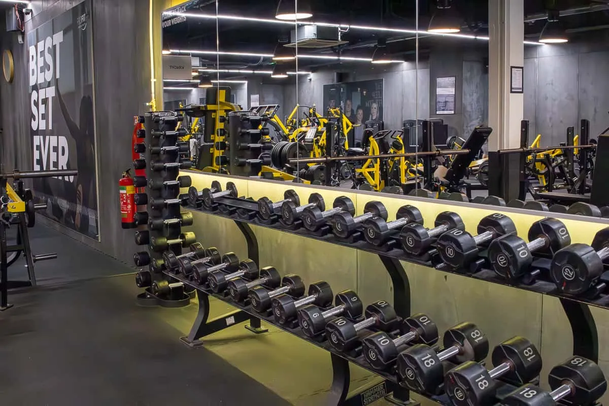 Pro Fit Gym Amsterdam Dumbbell Rack