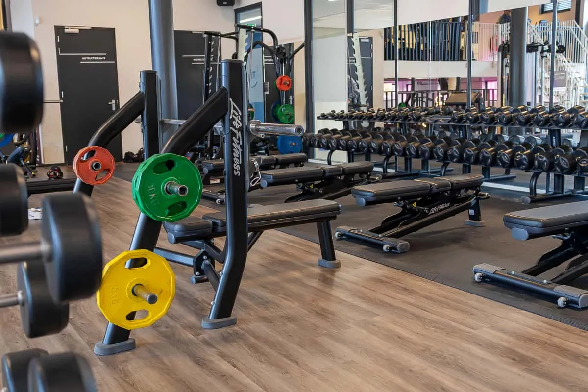 Pro Fit Gym Assen Dumbbells With Benches