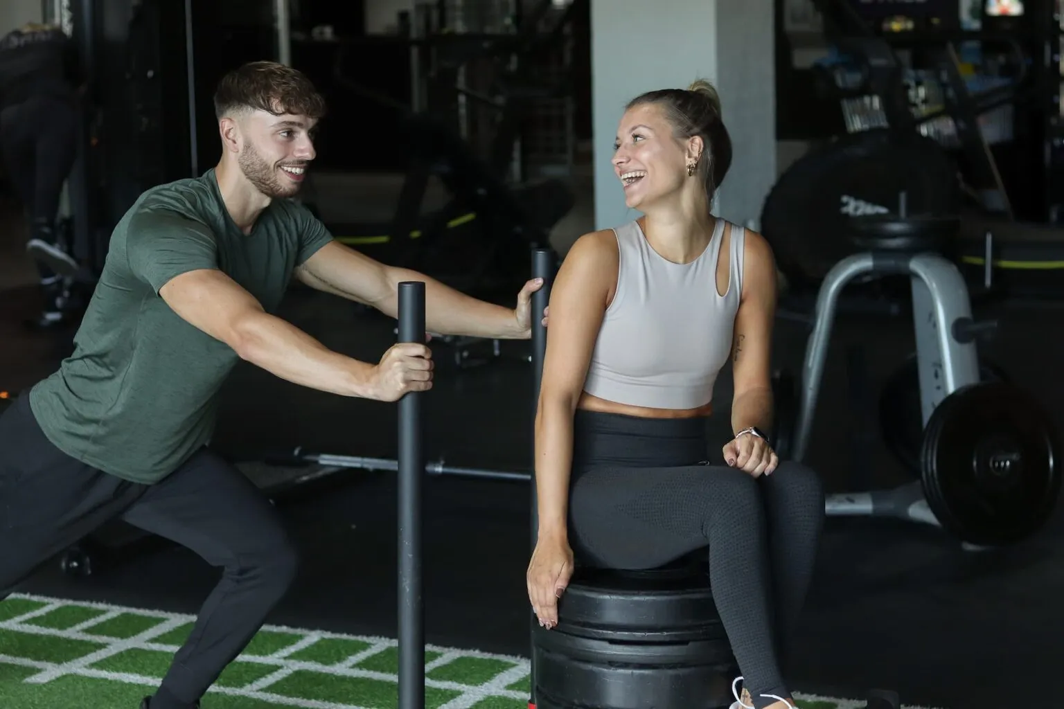 Sporters Sledpush Lachen