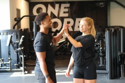 Sporter And Coach ProFit Gym High Five Copy